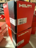 (2) Boxes Hilti Concrete Nail Pins