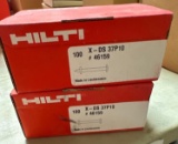 (2) Boxes Hilti Concrete Pins