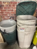 (6) Trash Cans