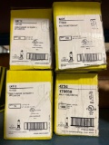 (2) Boxes of CAT 12 Cable Hanger CAT5 and (2) Boxes of 4Z34 Multi Function Clip