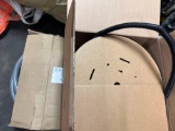 Box of Conduit and Box of Black Wire Sleeve