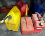 (3) Gas and (1) Diesel Can