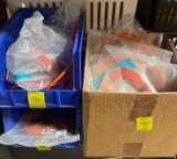 (1) Box and (2) Bins of Fiber Optic Patch Cords