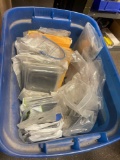 Tote of Fiber Optics Parts