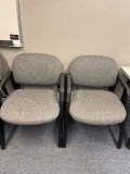 (2) Cushioned Office Chairs