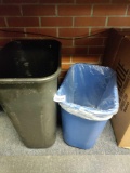 Trash Can and Recycling Can