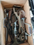 Assorted Hand Tools in Naphtha Soap Box