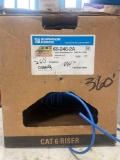 Superior Essex DataGain C6 CMR Blue CAT 6 Riser