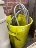 Garbage Can of Assorted CAT 5 and CAT 6 Wire