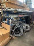 Blue Pipe Rack