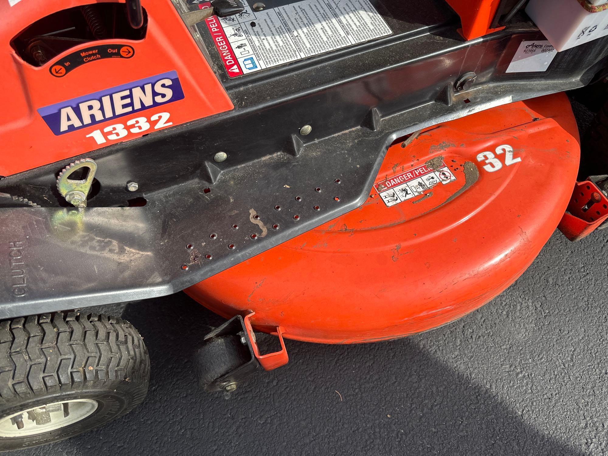 Ariens 1332 mower clearance