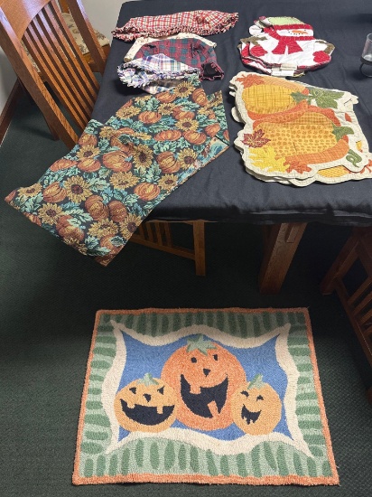 Placemats, and Rug