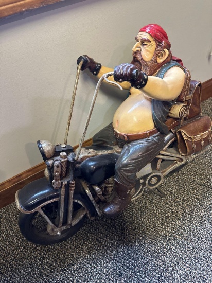 Biker Statue