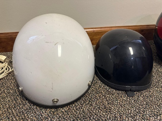 (2) Half Helmets