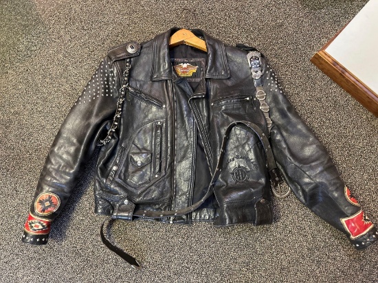 Genuine Harley Davidson Leather Jacket Size XL