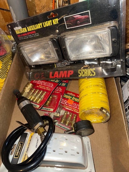 G- Brass Couplers, Air Compressor Hose, Light Kit