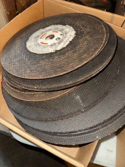 G- Box of Assorted Size Grinding Wheels