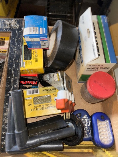 G- Box of Assorted Hardware and Squares