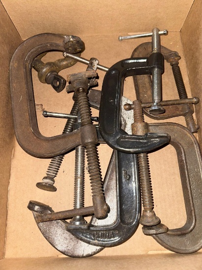 G- Box of Assorted Clamps