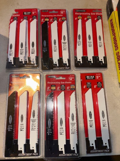 G- (6) Packs Warrior Reciprocating Saw Blade Sets