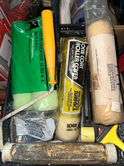 G- Box of Paint Supplies