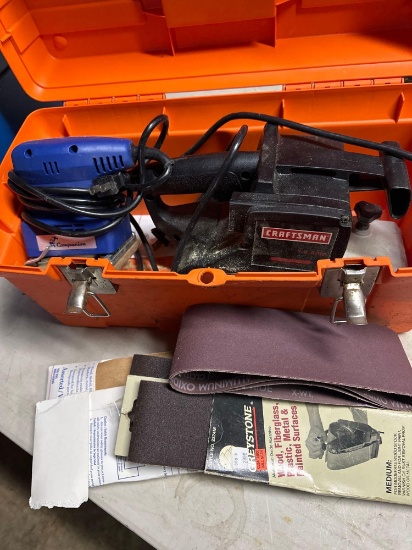 G- Tool Box With Craftsman and Companion Sanders
