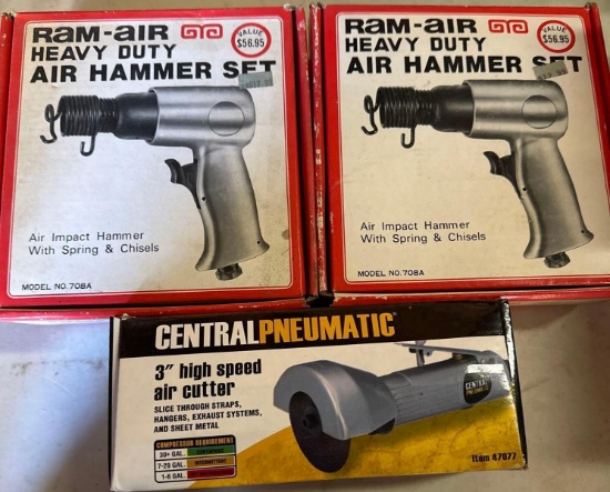 G- (2) Ram Air Hammer Sets and 3" High Speed Air Cutter