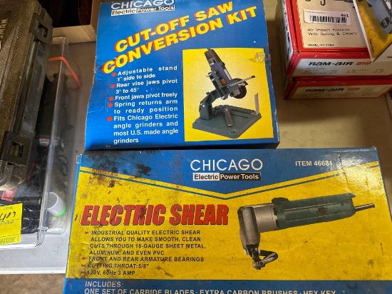 G- Chicago Electric Cut Off Saw Conversion Kit and Electric Shear