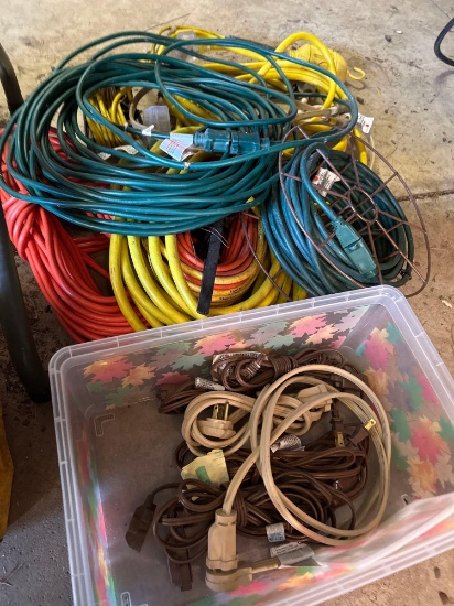 G- Large Lot of Extension Cords