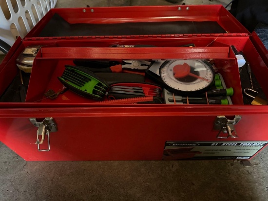 G- Voyager Metal Tool Box and Contents