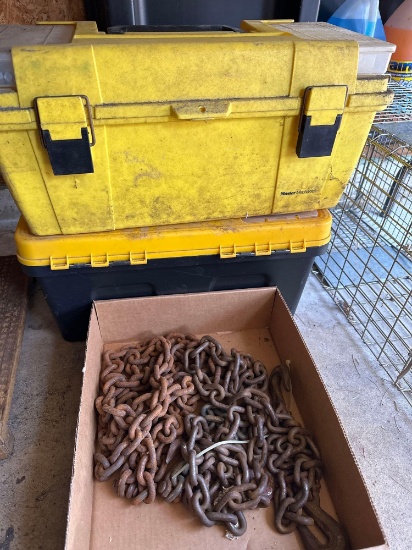G- Tow Chains and (2) Tool Boxes