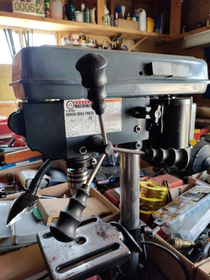 G2- Central Machinery 5 Speed Bench Drill Press