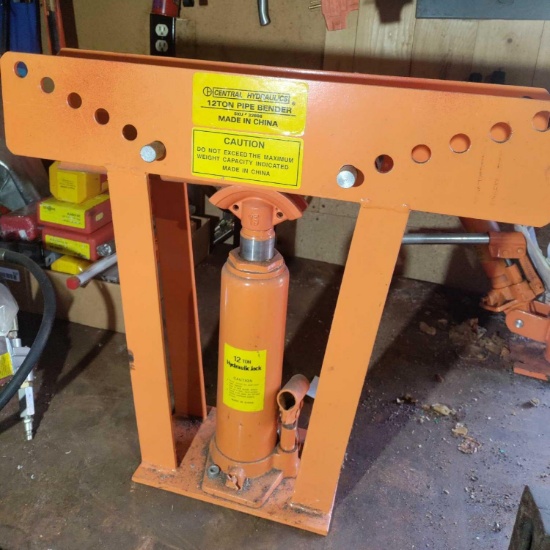 G2- Central Hydraulics 12 Ton Pipe Bender