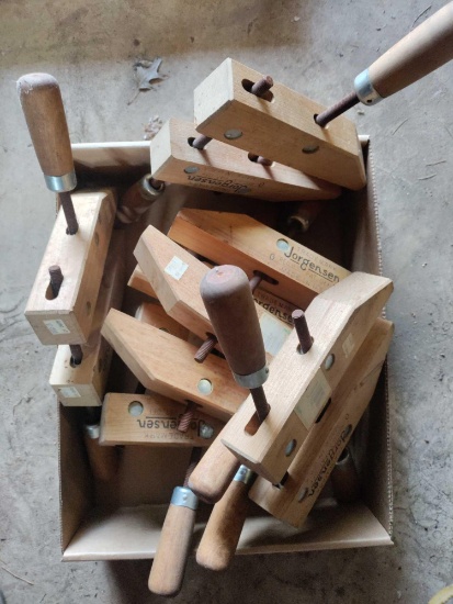 G2- Box of Wood Clamps