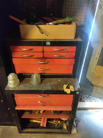 G1- Tool Box With Contents and Assorted Tools