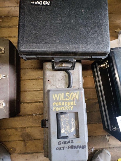 G1A- (2) Tool Boxes and Bernz Oxy Propane Torch