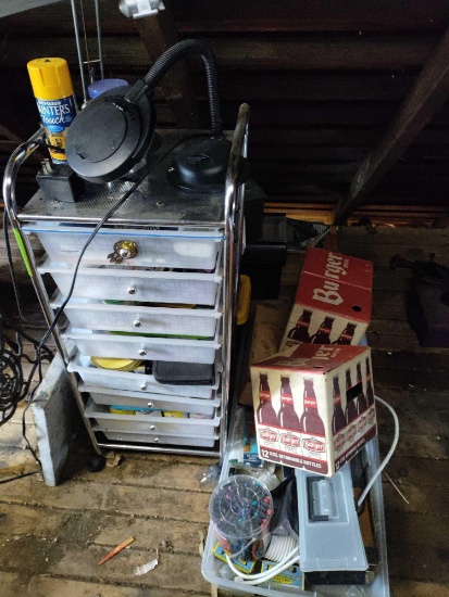 G1A- Craft Storage Container and Contents