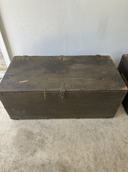U.S. Military Wood Box