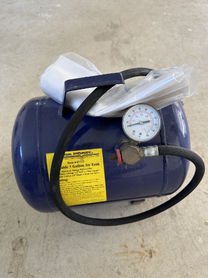 Central Pneumatic Portable 5 Gallon Air Tank