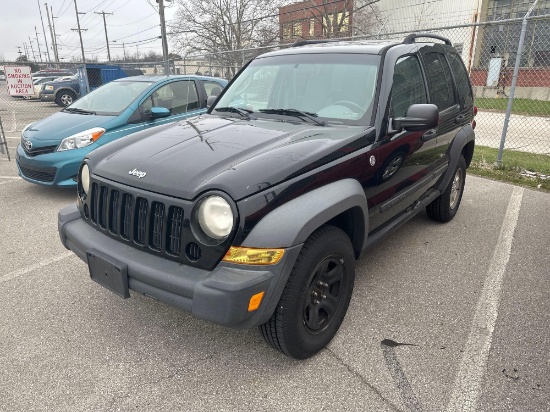 2007 Black Jeep Liberty