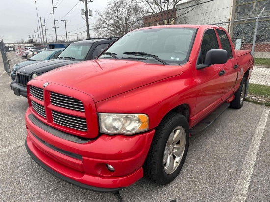 2004 Red Dodge Ram Pickup