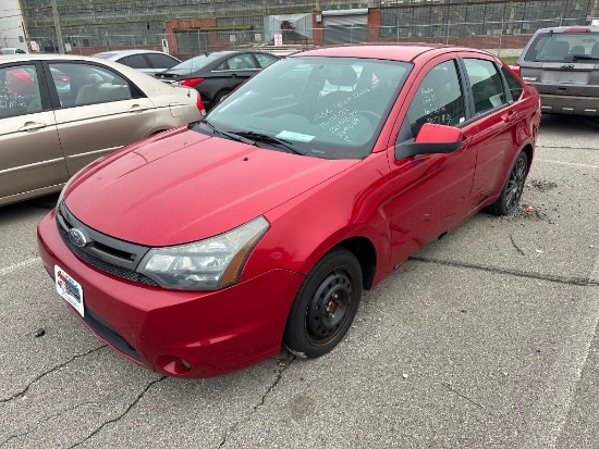 2010 Red Ford Focus