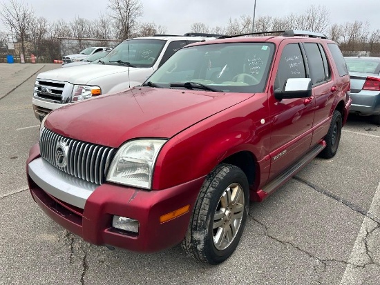 2007 Red Mercury Mountaineer