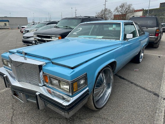 1979 Blue Cadillac Deville