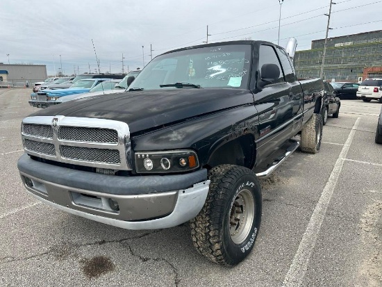 2001 Black Dodge Ram Pickup