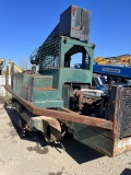 Rubber track log forwarder
