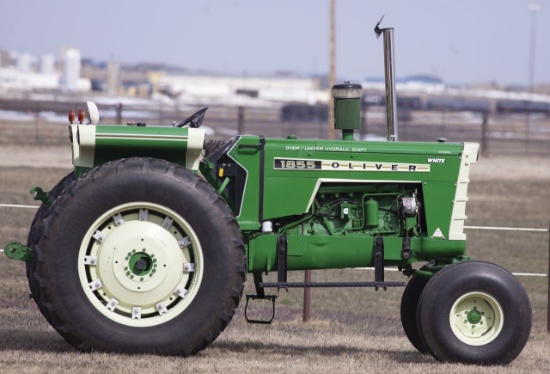 Oliver 1855 Diesel (SN 255-741-685) Restored to Perfection!  3-speed Hydraul,   3-point, 2-PTO's, Du