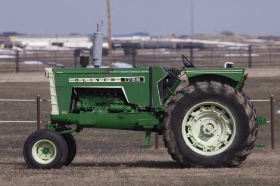 Oliver 1755 Diesel (SN 260-035-676) 3-speed Hydraul, 3-point, Dual hydraulics, 2-PTO's, 6682 hrs, Lo