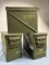 3, military ammo boxes