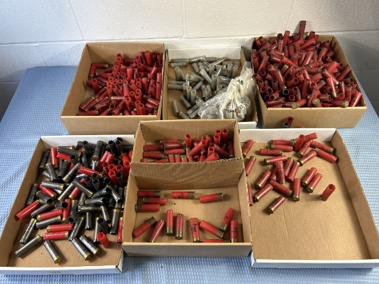 Assorted shotgun shell hulls for reload